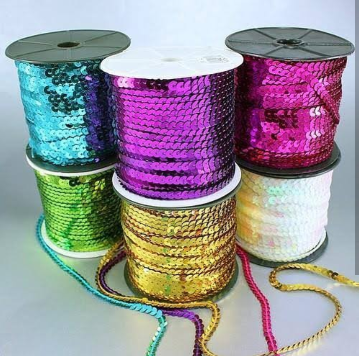 100 yards sequin roll