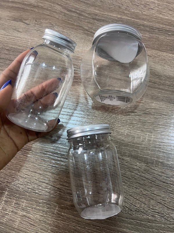 PET jars. Variety