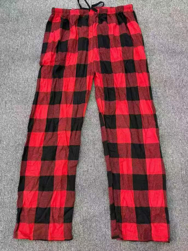 Checkered Pajama Bottoms