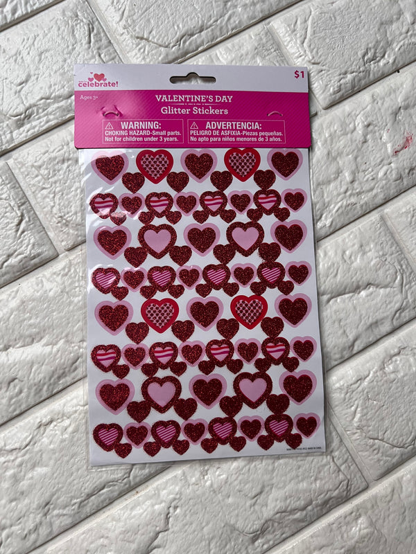 Glitter Sticker sheet