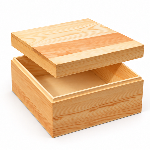 Wooden storage box