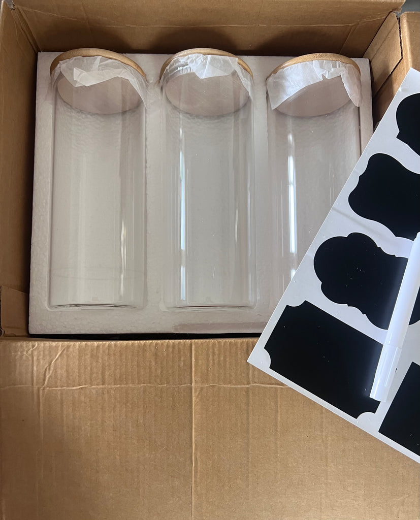 3pc Glass Storage set