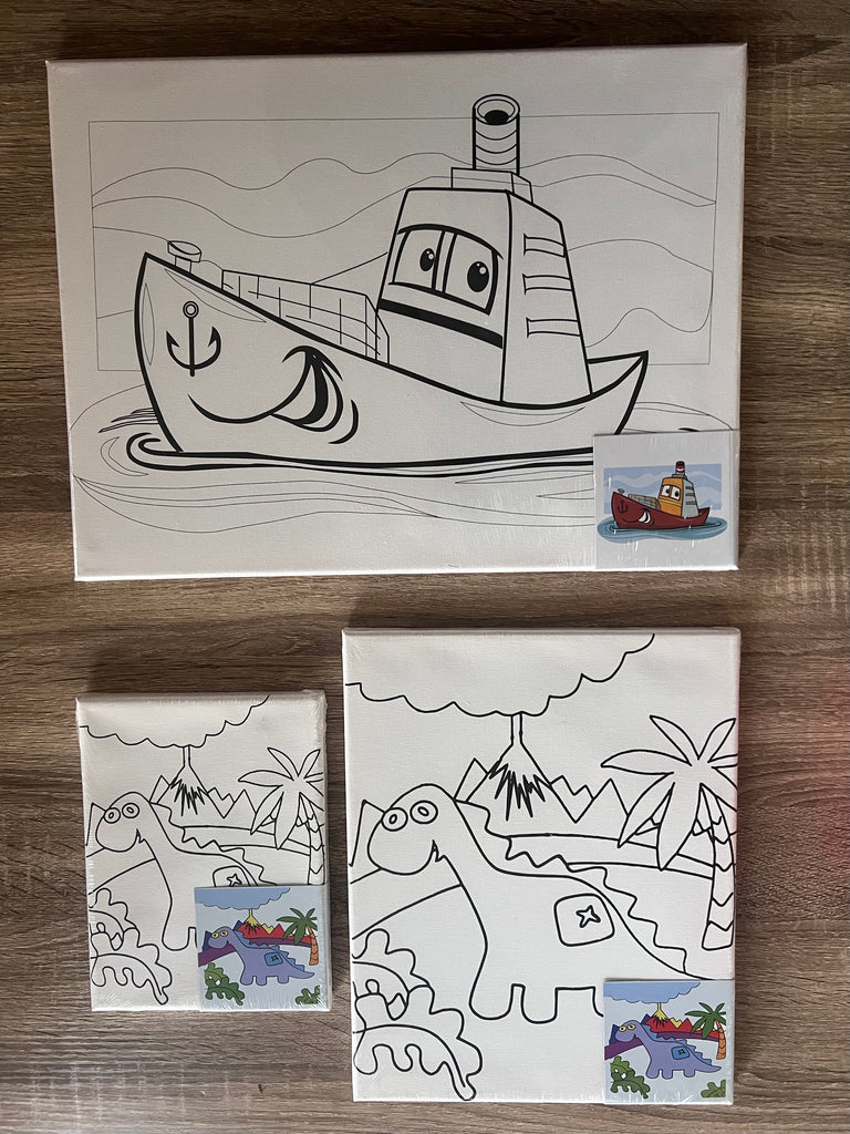 Preprinted Canvas Boards