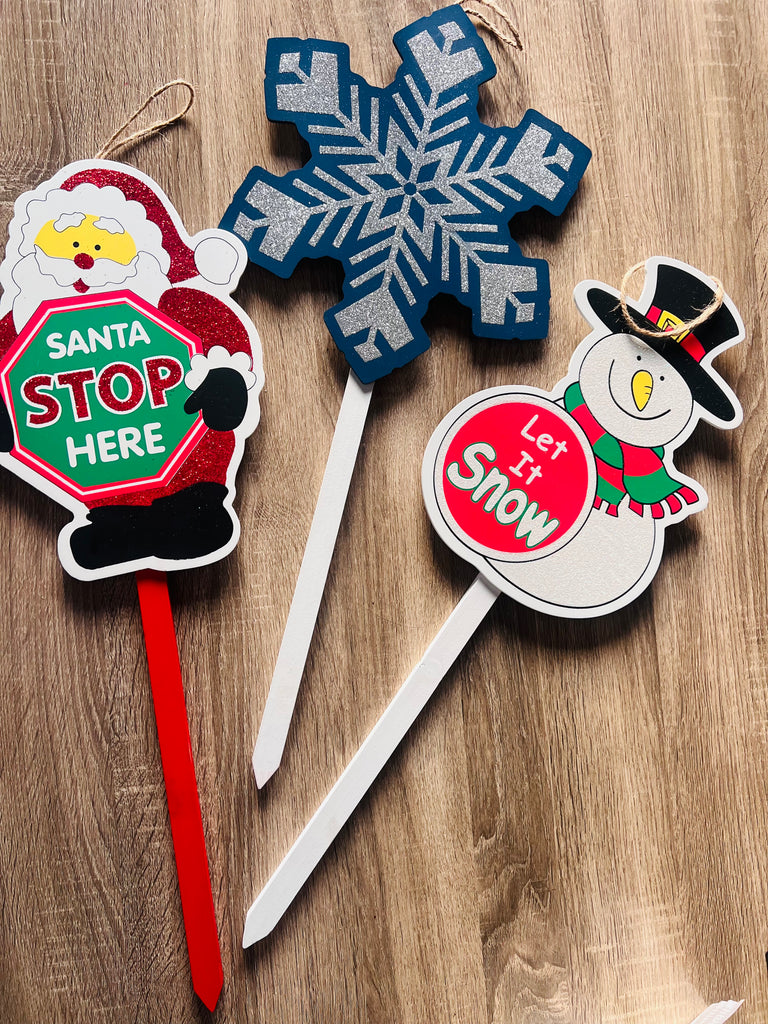 Christmas Themed Stake