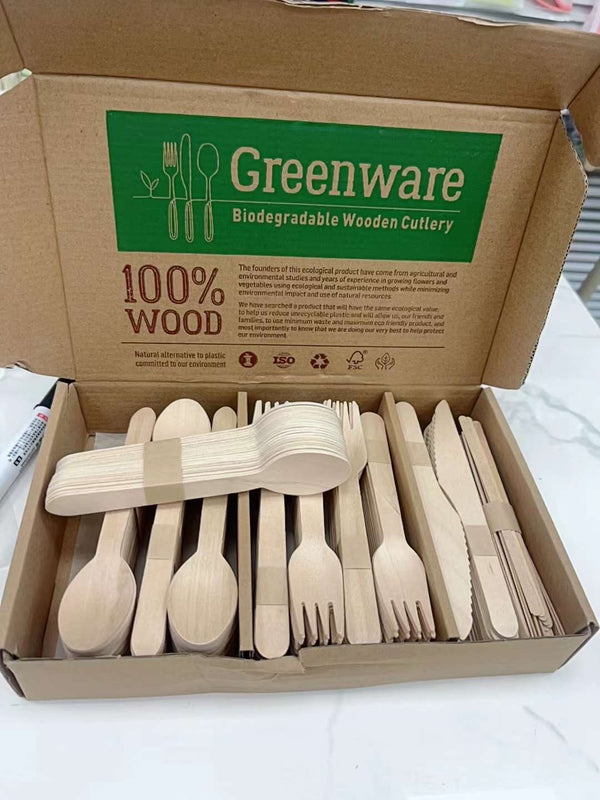 Wooden Cutlery Bulk box