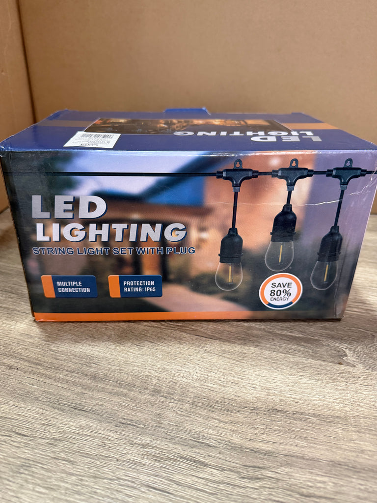 LED String light with plug
