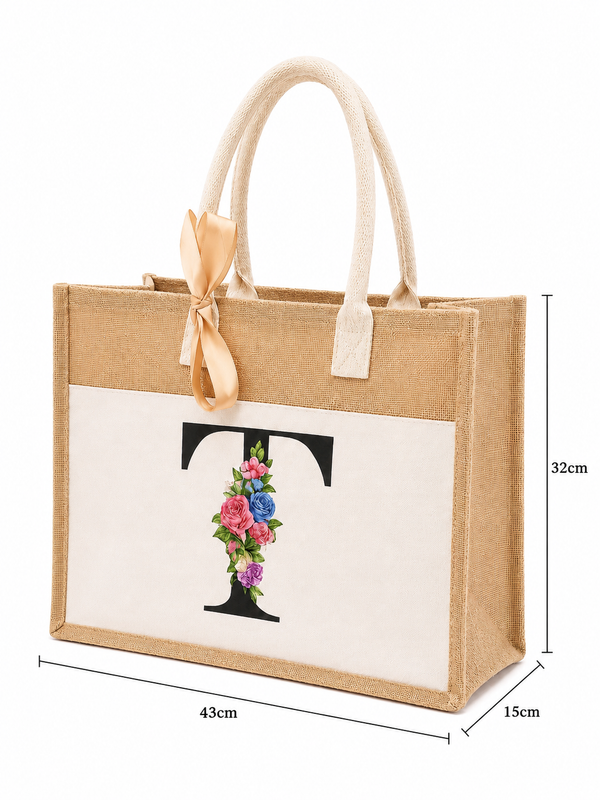 Structured Monogram Totebag