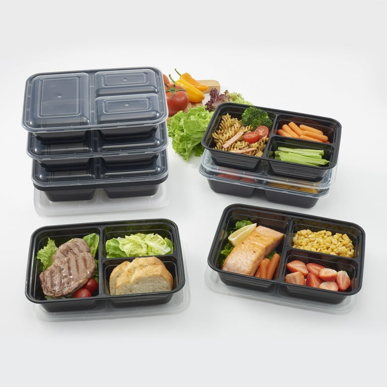 3 Compartment Meal prep container