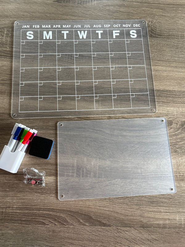 Acrylic Magnetic planner
