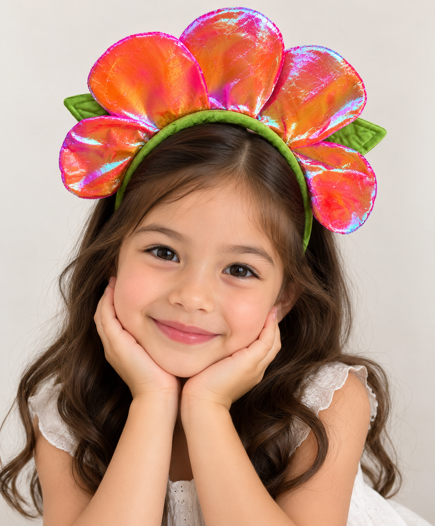 Flower petal headband