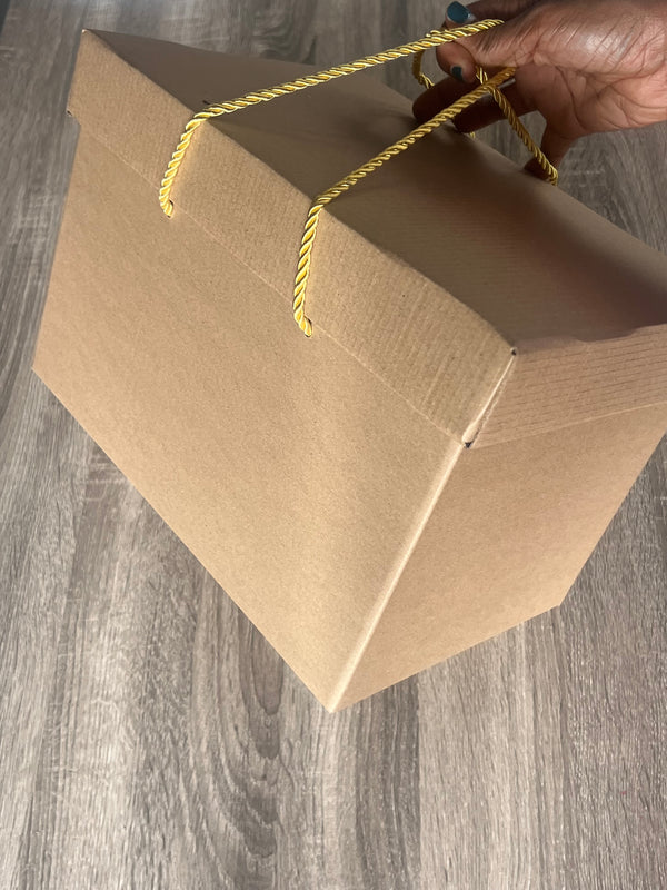 Corrugated storage box w/ Lid