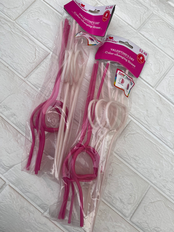 Color changing Straws