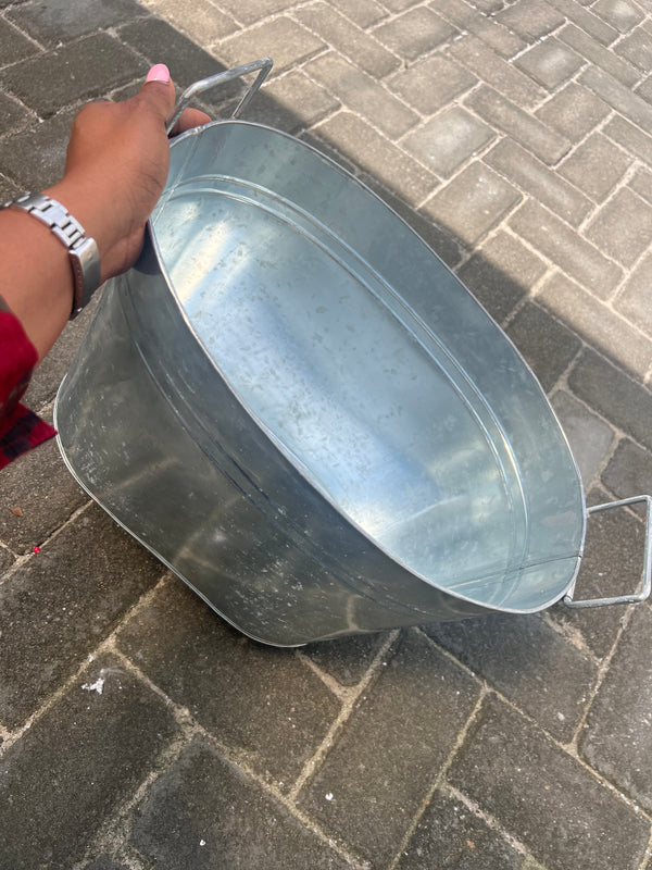 Galvanized Oval Tub