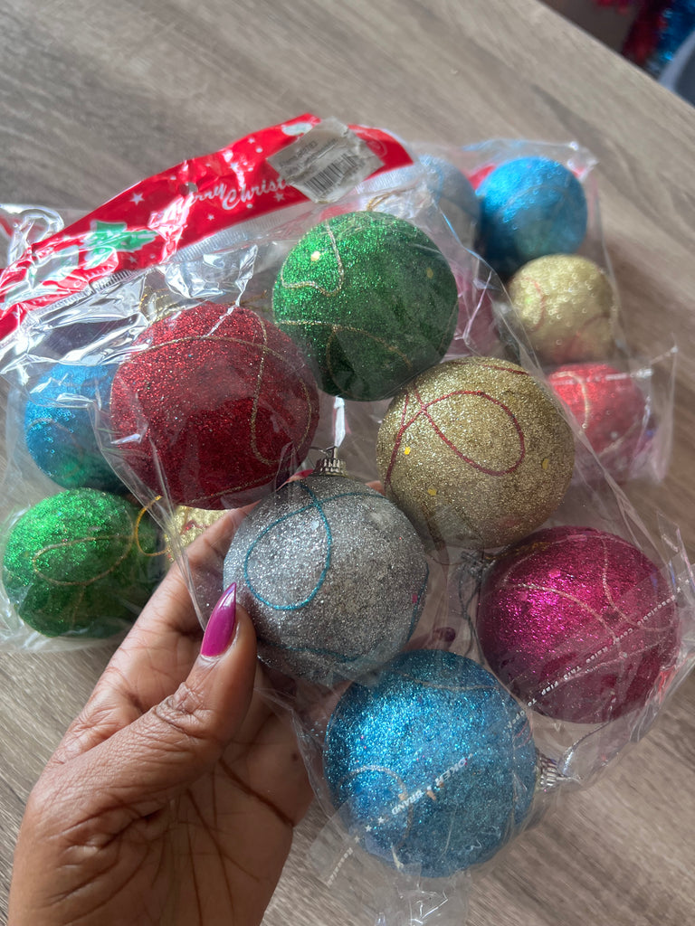 Pack of 6 6cm ornaments