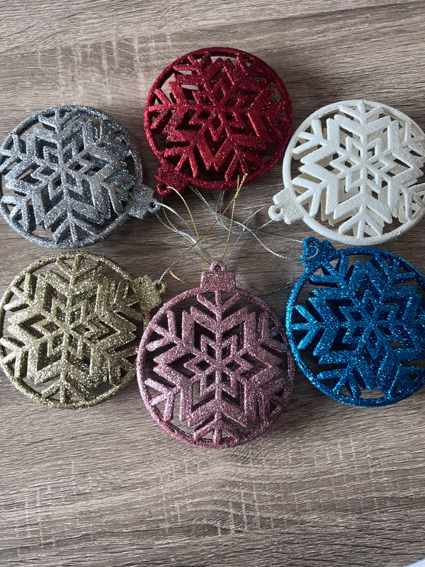 Round Snowflake Ornament