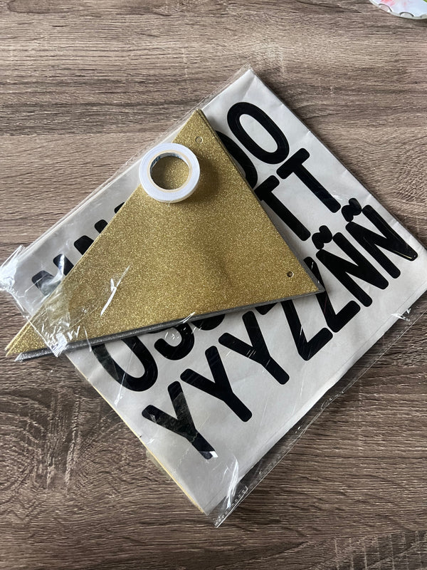 Letter bunting/Banner