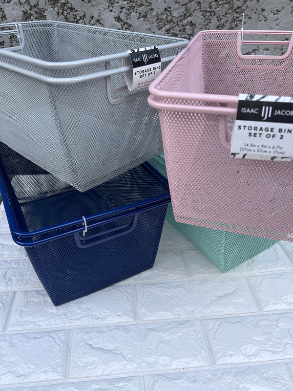 Metal Storage Bins