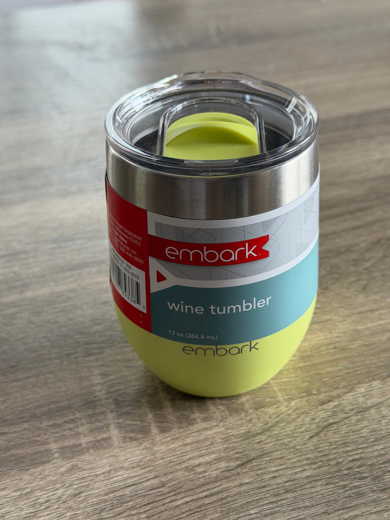 Embark stainless steel wine tumbler
