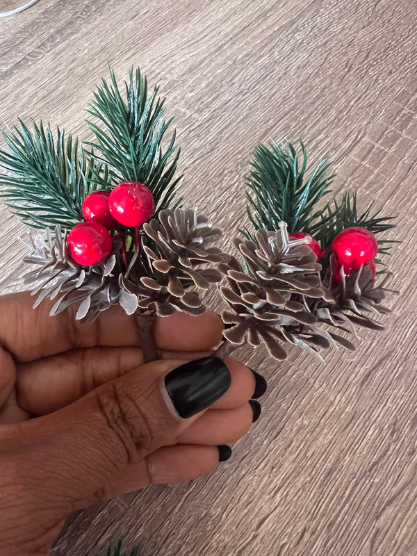 Faux Christmas accessories