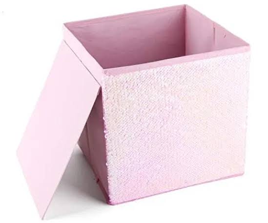 Collapsible Sequined Box