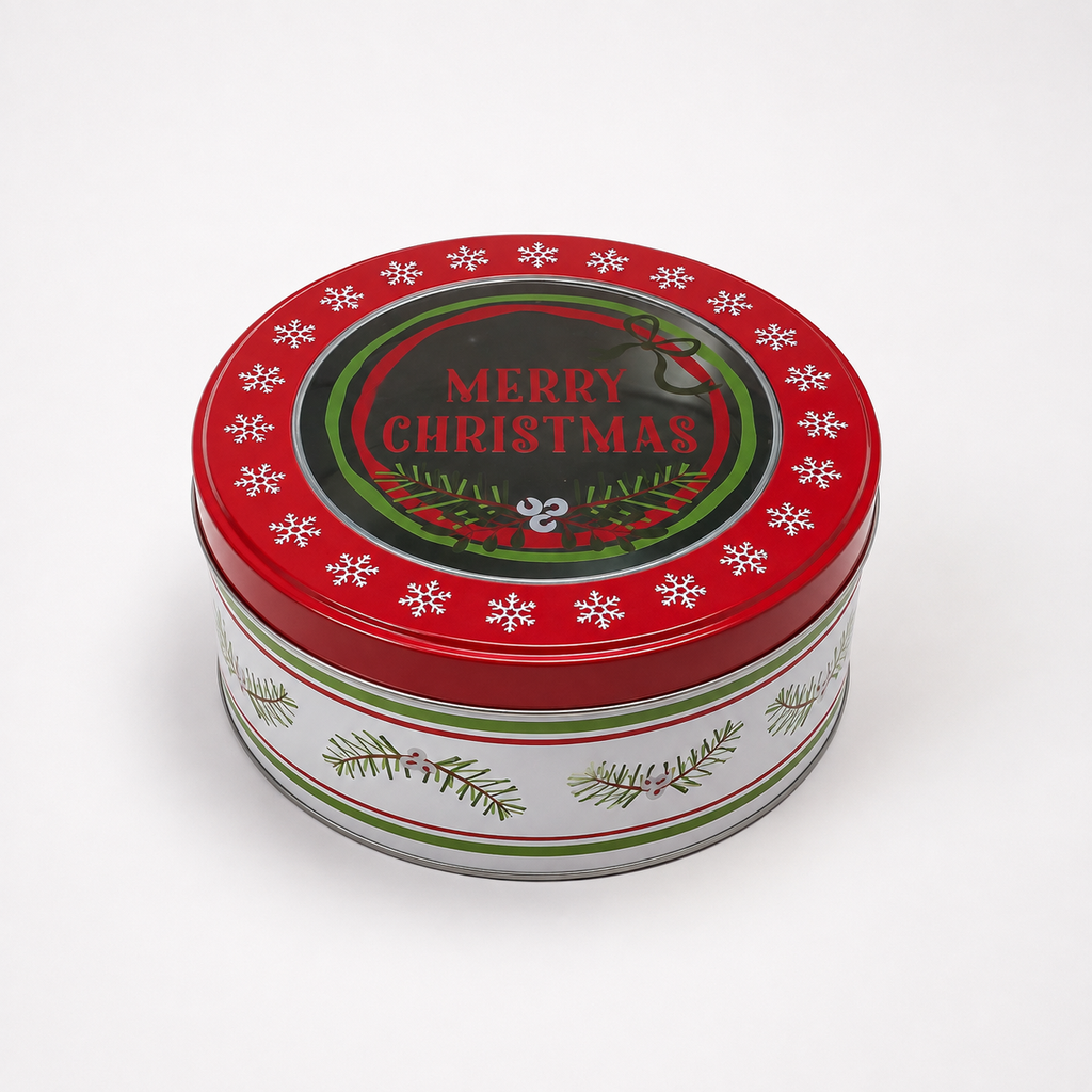 Christmas cake Tin