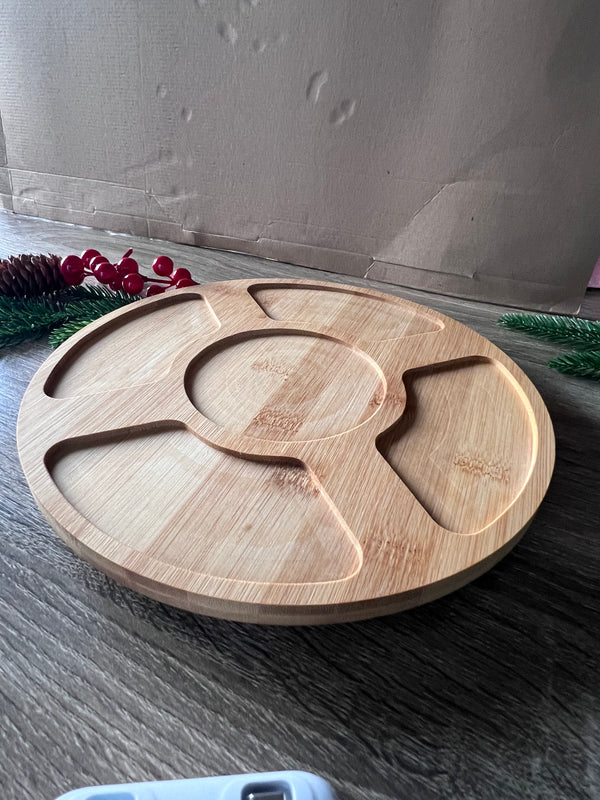 Wooden lazy Susan
