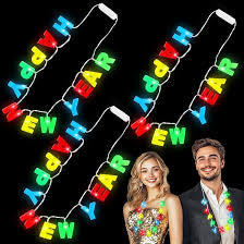 Happy New Year Necklace/Light String
