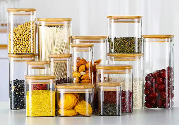 Square Storage Jar 2L