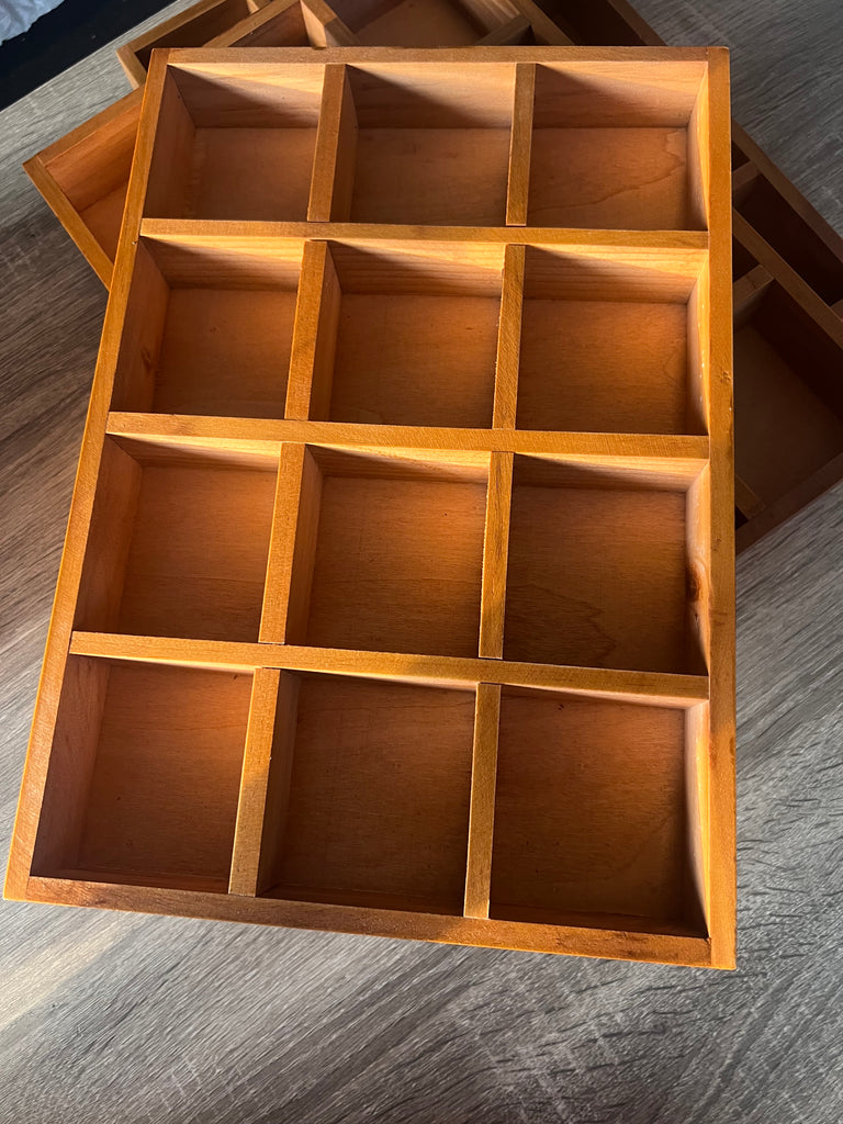 Sectional Wood Tray
