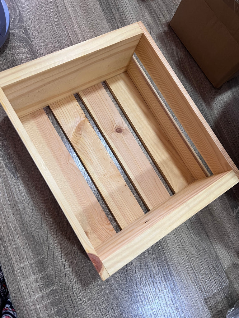 Wood crate