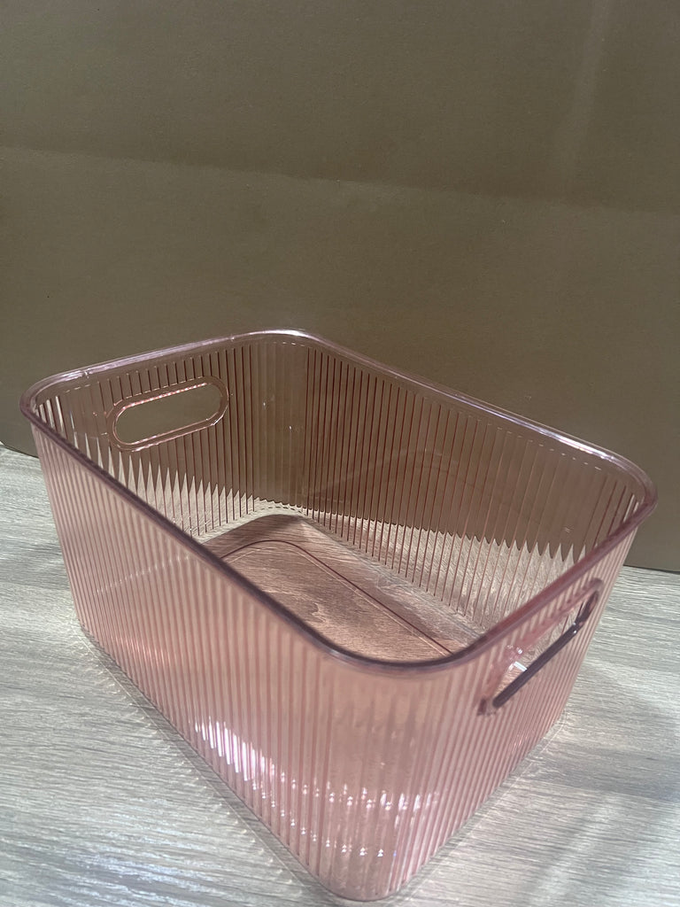 Pink Acrylic Bin