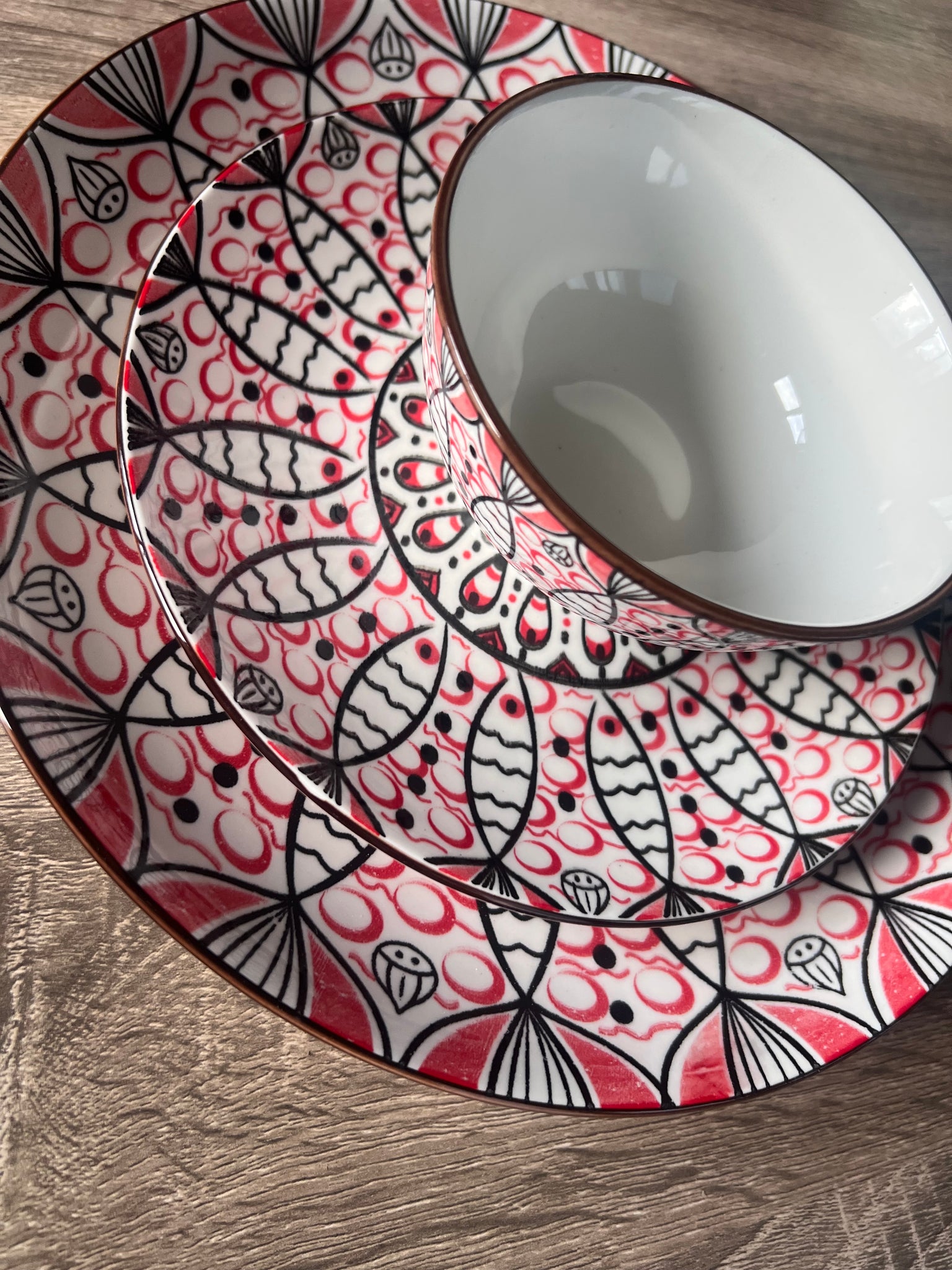 18pc Set of Plates – Partylocks