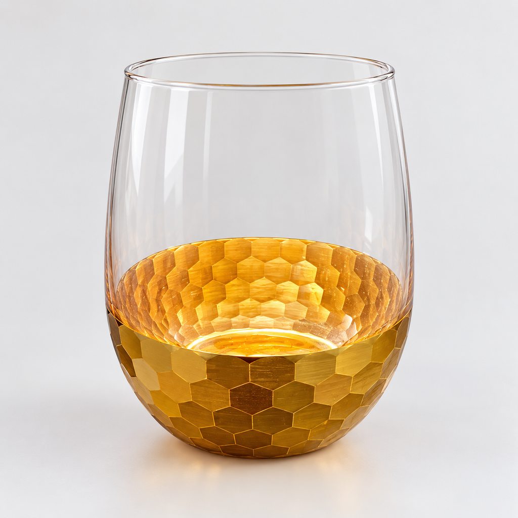Golden Honeycomb Tumbler