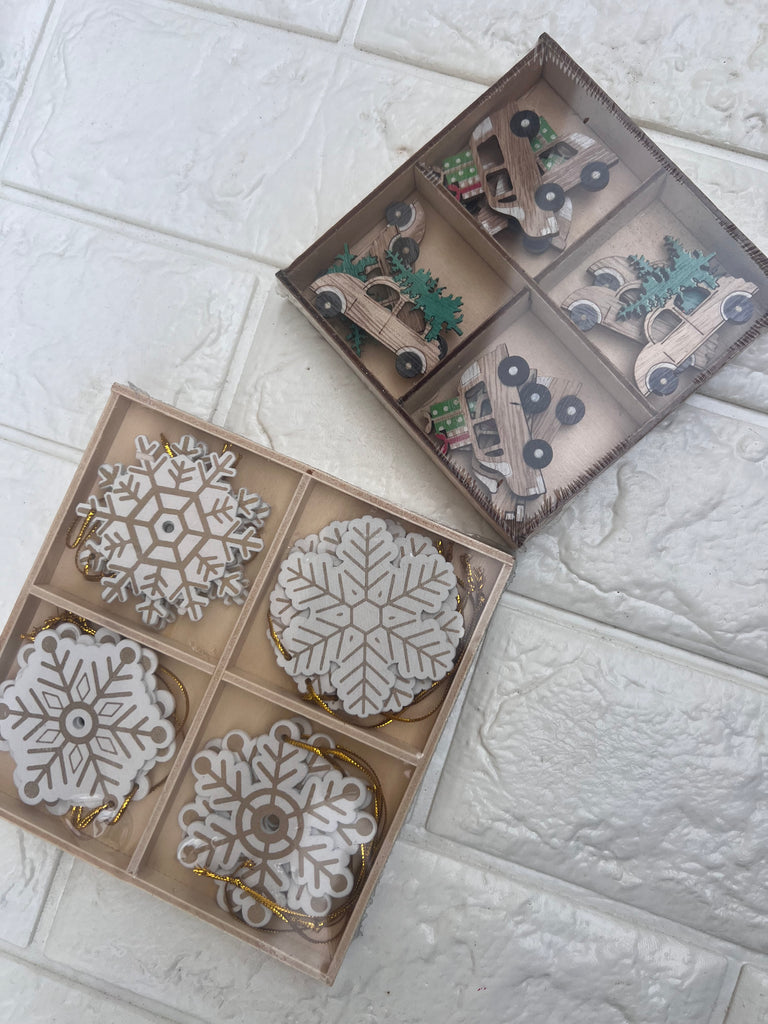 Wooden ornaments