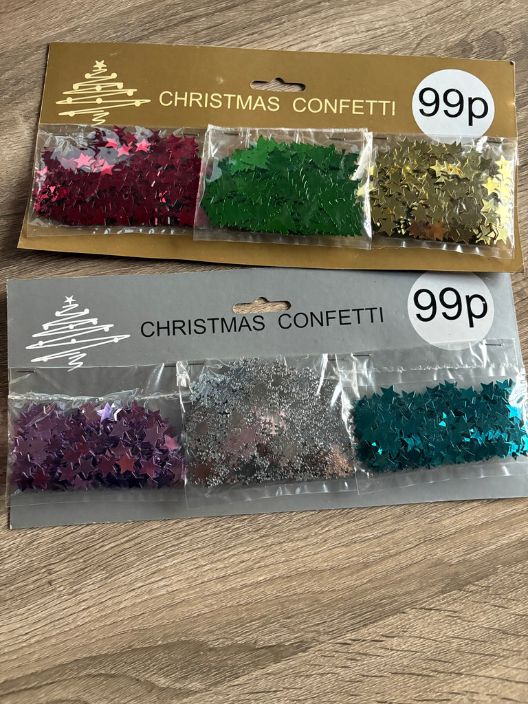 Christmas confetti