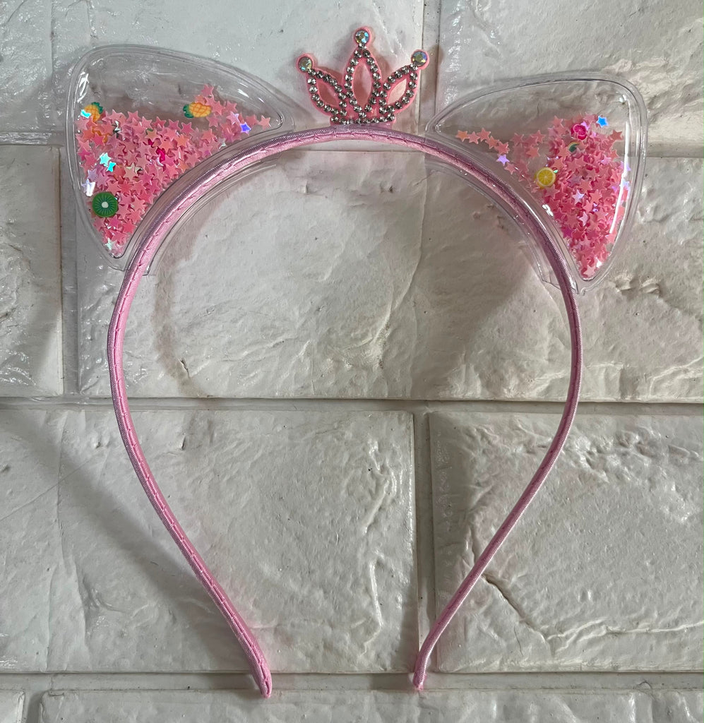 Pink bunny Tiara