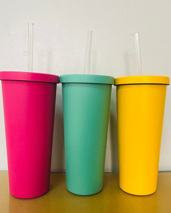 Tumbler with Straw