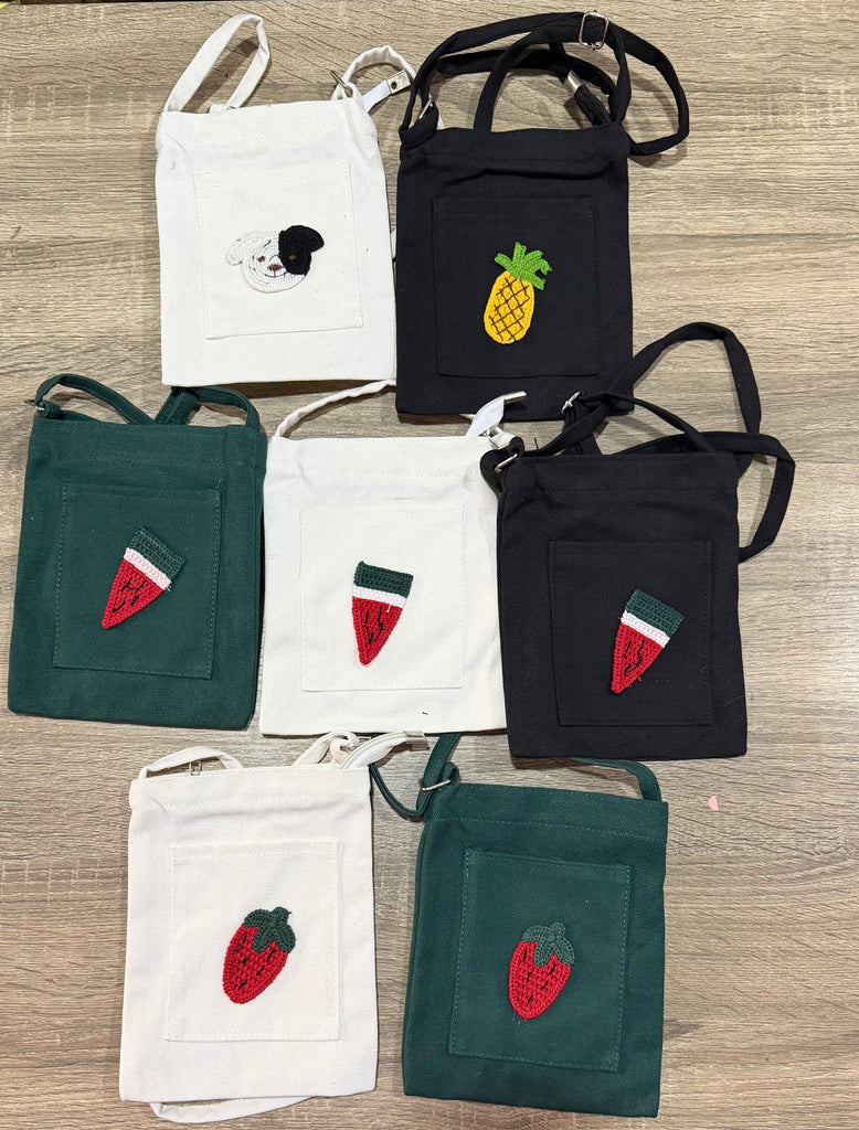 Canvas sling bag