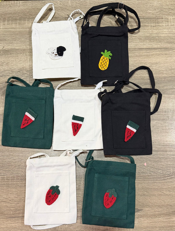Canvas sling bag