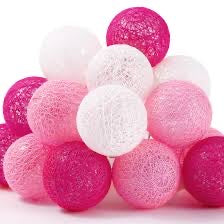 Cotton Ball String lights