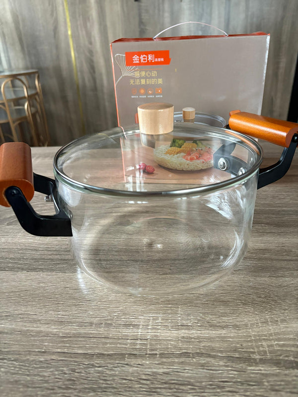 Glass pot