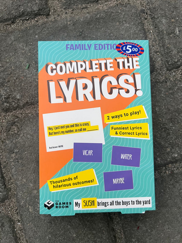Complete the lyrics