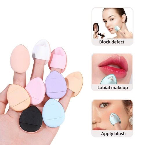 fingertip powder puffs