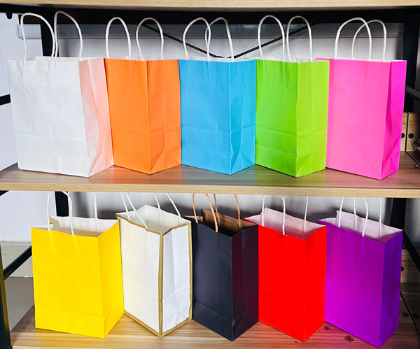 A5 Kraft paper bags.