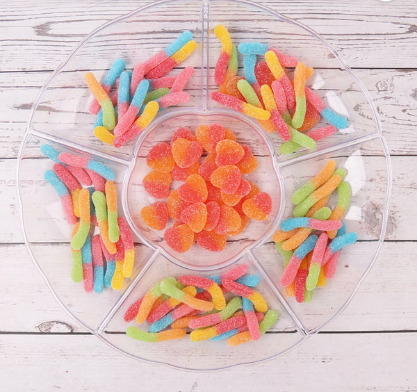 Round compartment Tray