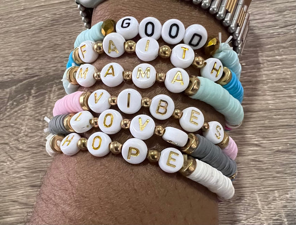 Clay Bead bracelets