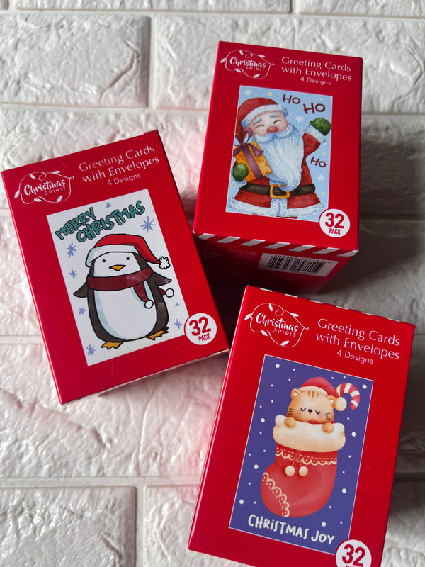 Greetings cards with envelopes