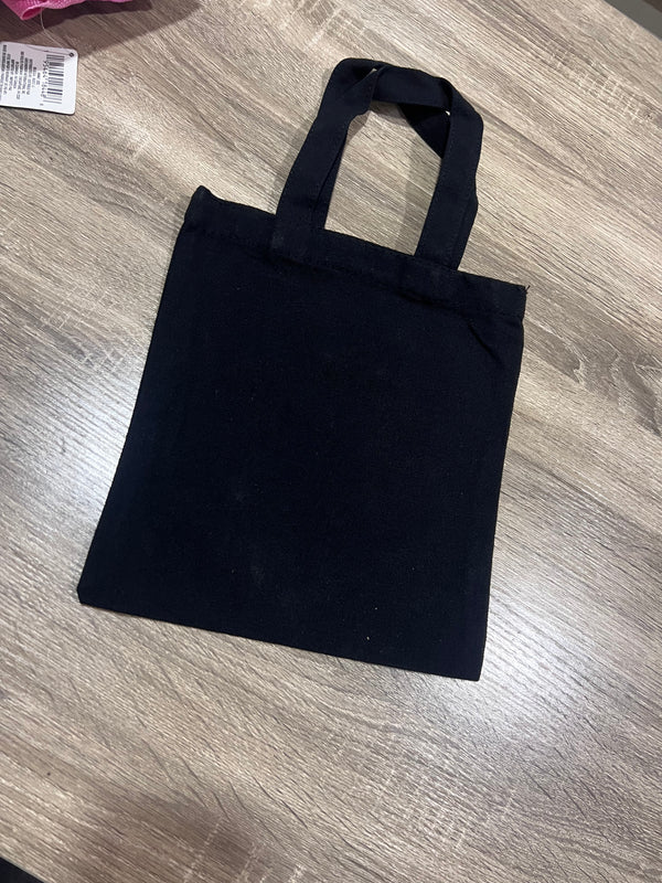 Black canvas totes