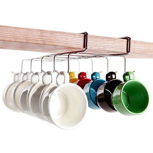 Under Shelf 10 hook Metal holder