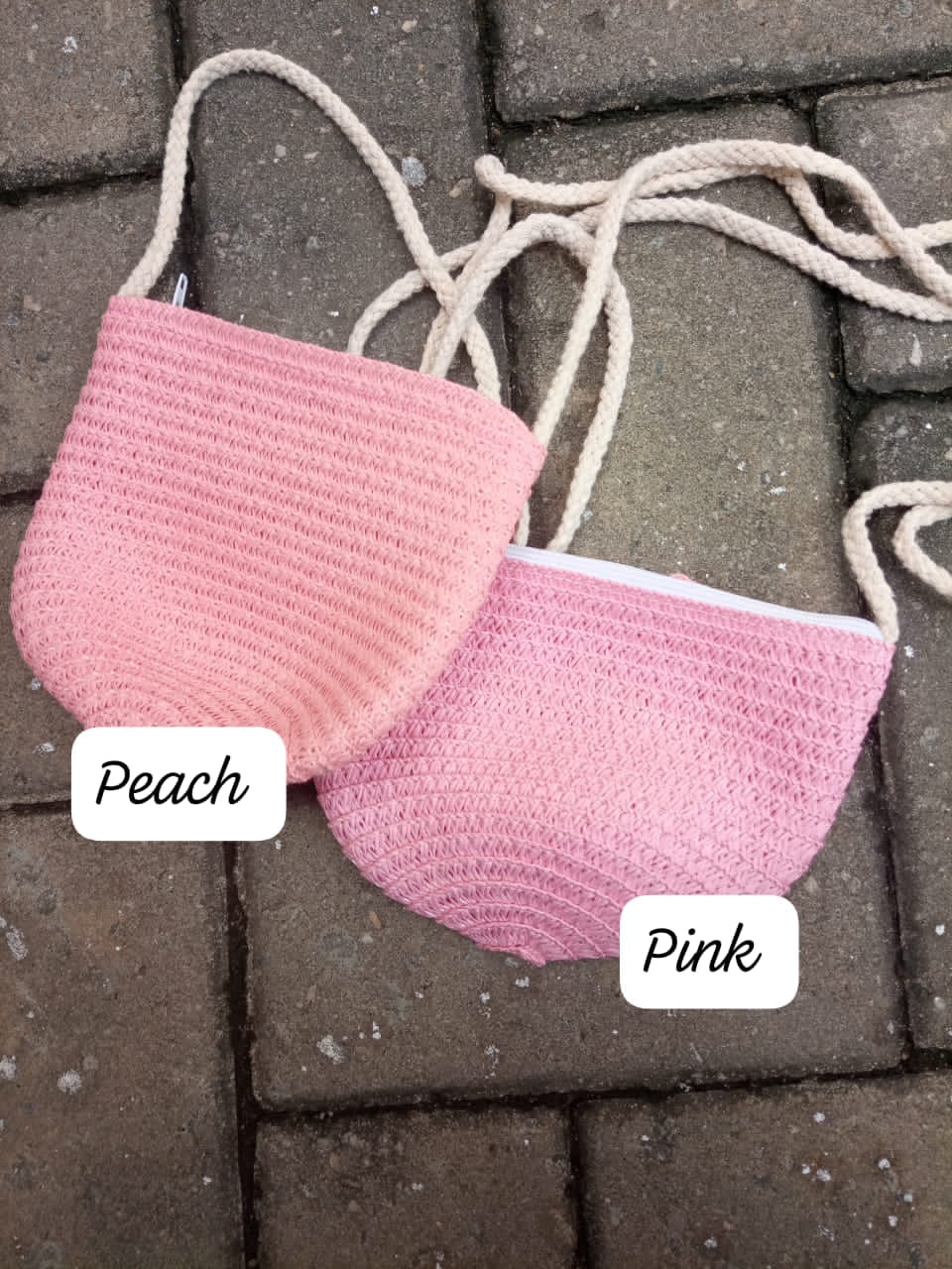 Women Knitting Sling Straw Crossbody Bag main image 1